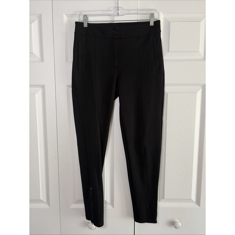 Betabrand Dress Pant Yoga Pants Womens Size S Black Skinny Ponte Knit Workwear